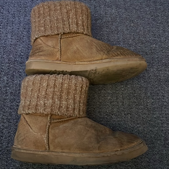 Lamo Suede Water Resistant Boots brown Sweater Cuff Empire approximate size 9 - Picture 7 of 7